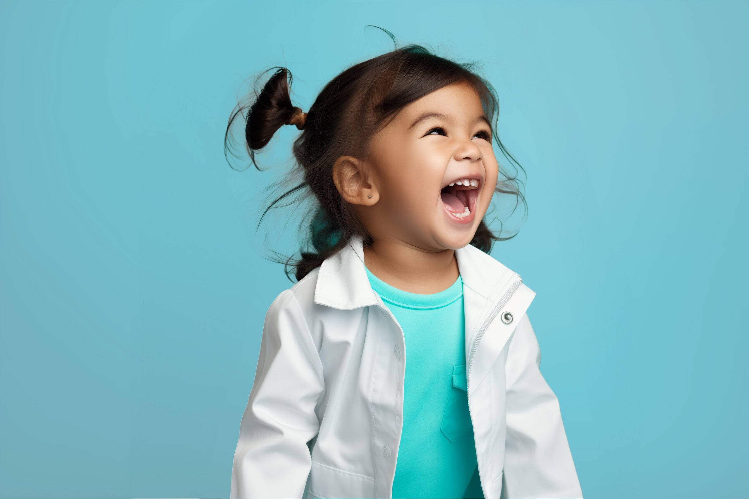 sameerak_little_doctor_asian_girl_laughing_on_green_background__43092b4d-81e9-4c31-a25a-54b5b2ef419d3